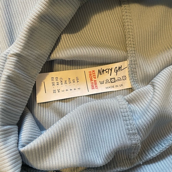 NASTY GAL ribbed flare pants - Picture 3 of 4